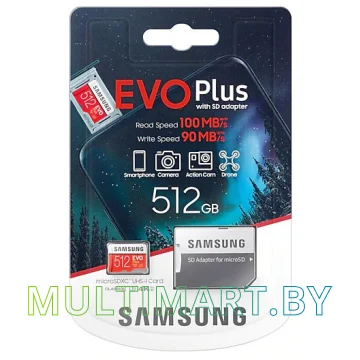 Карта памяти Samsung EVO Plus 2020 microSDXC 512GB (с адаптером) картинка 7